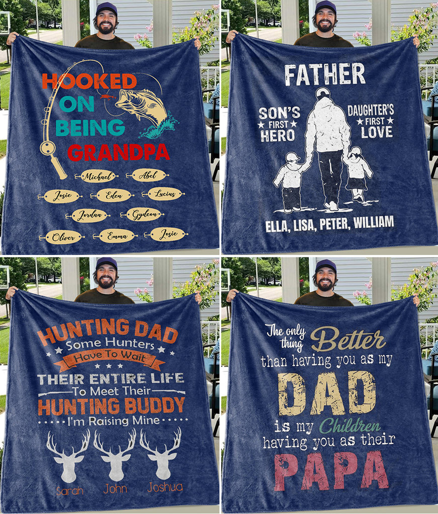 Custom Dad Blanket 2020