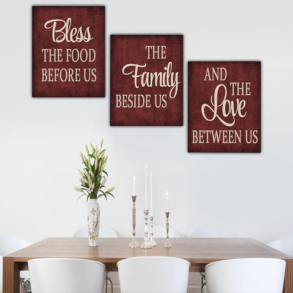 KITCHEN Canvas Art Set I
