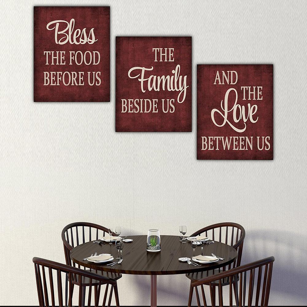 KITCHEN Canvas Art Set I