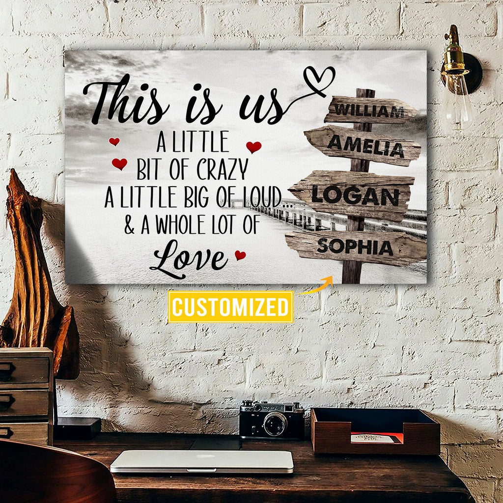 Personalized Family Canvas Art Set 16