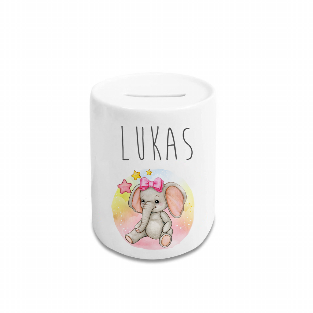 Personalized Cartoon Money Box II29 - Elephant