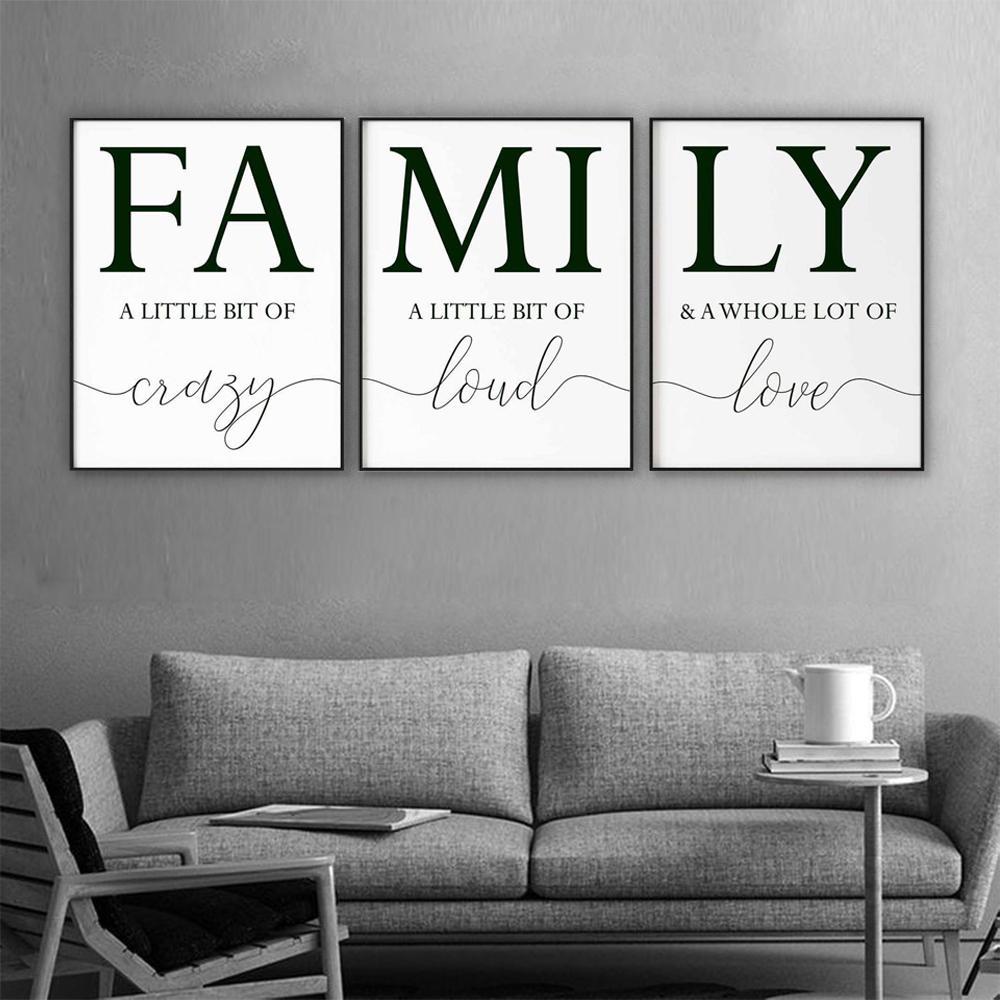 FAMILY Canvas Art Set I