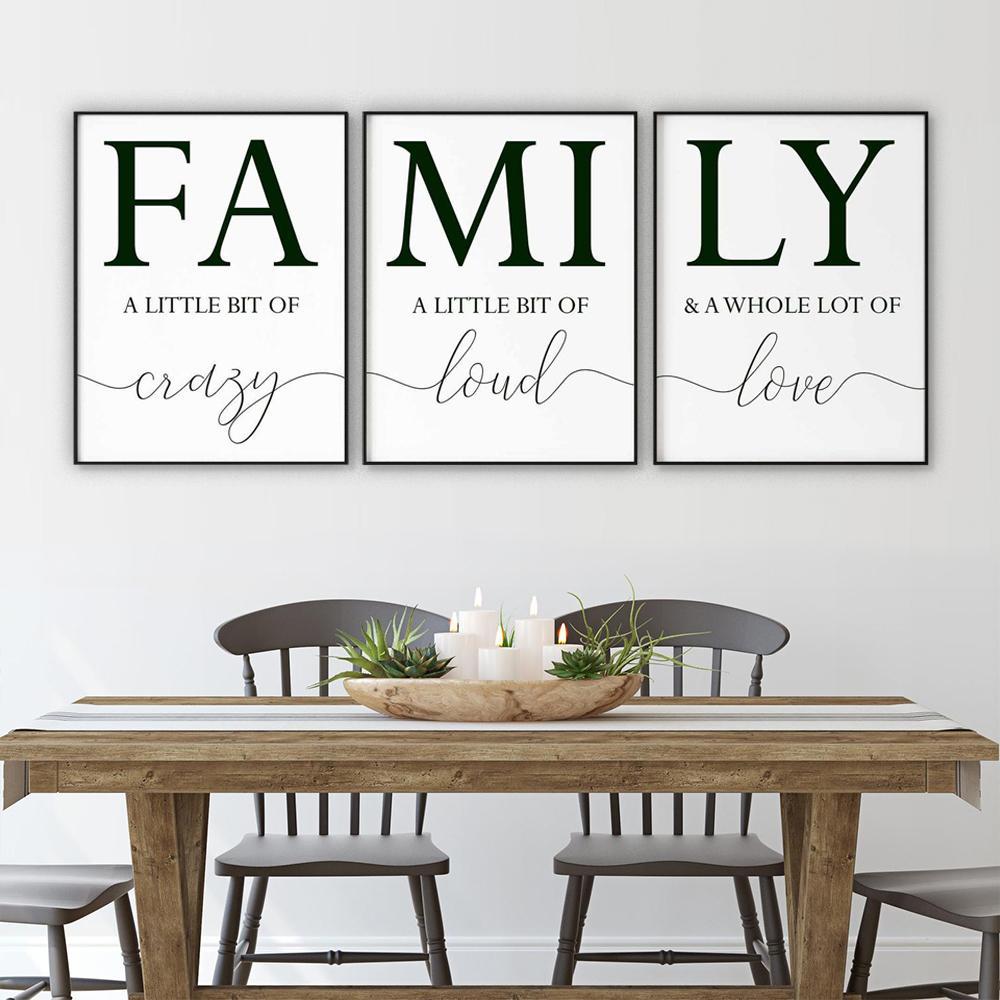 FAMILY Canvas Art Set I