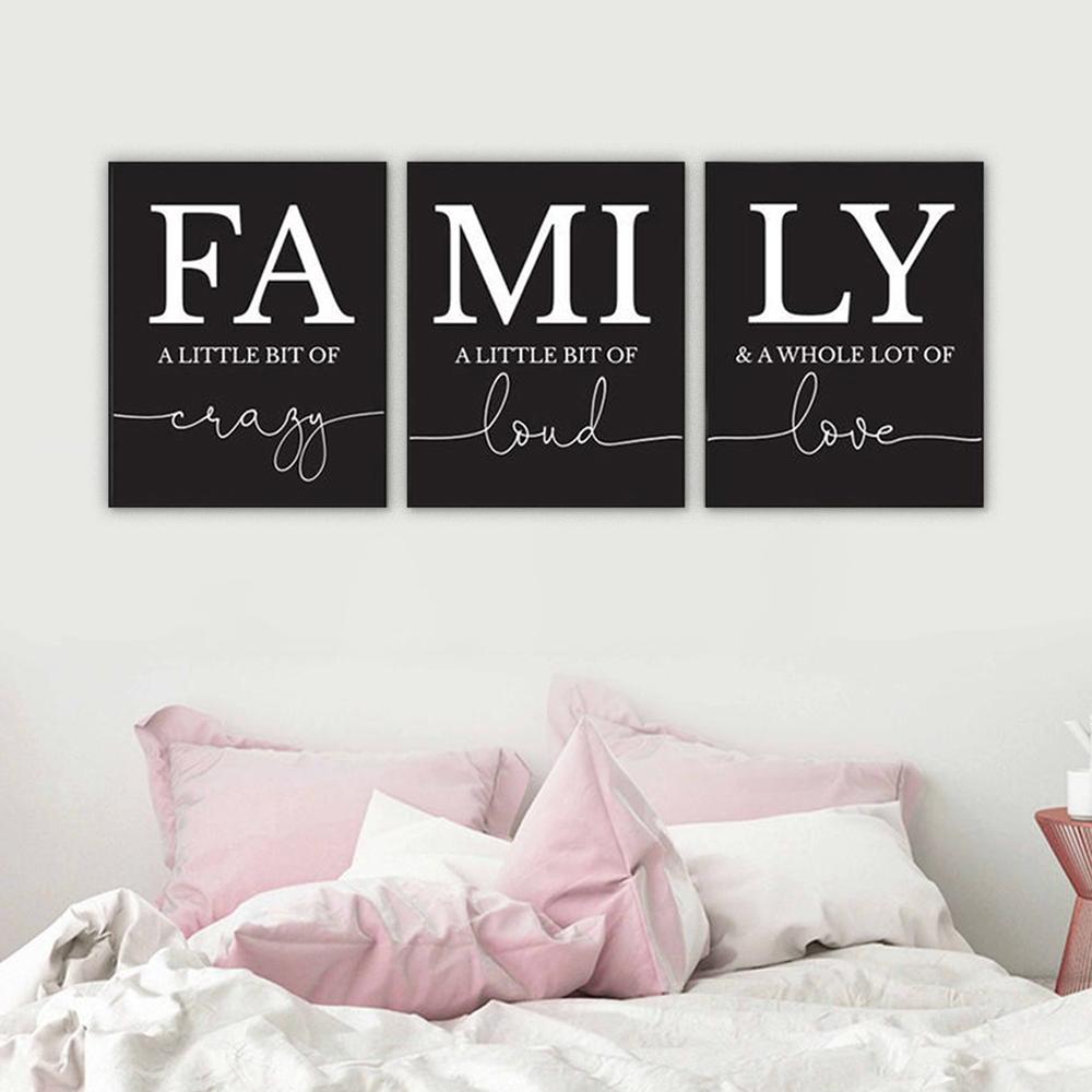 FAMILY Canvas Art Set IV