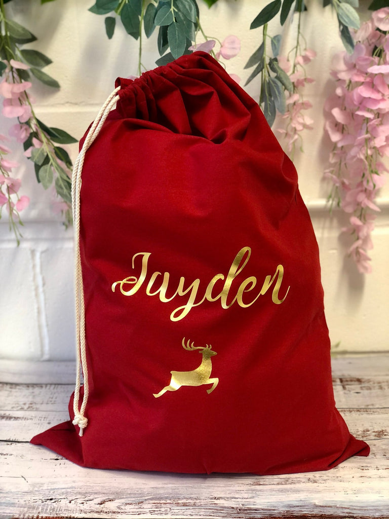 New Custom Christmas Santa Sacks