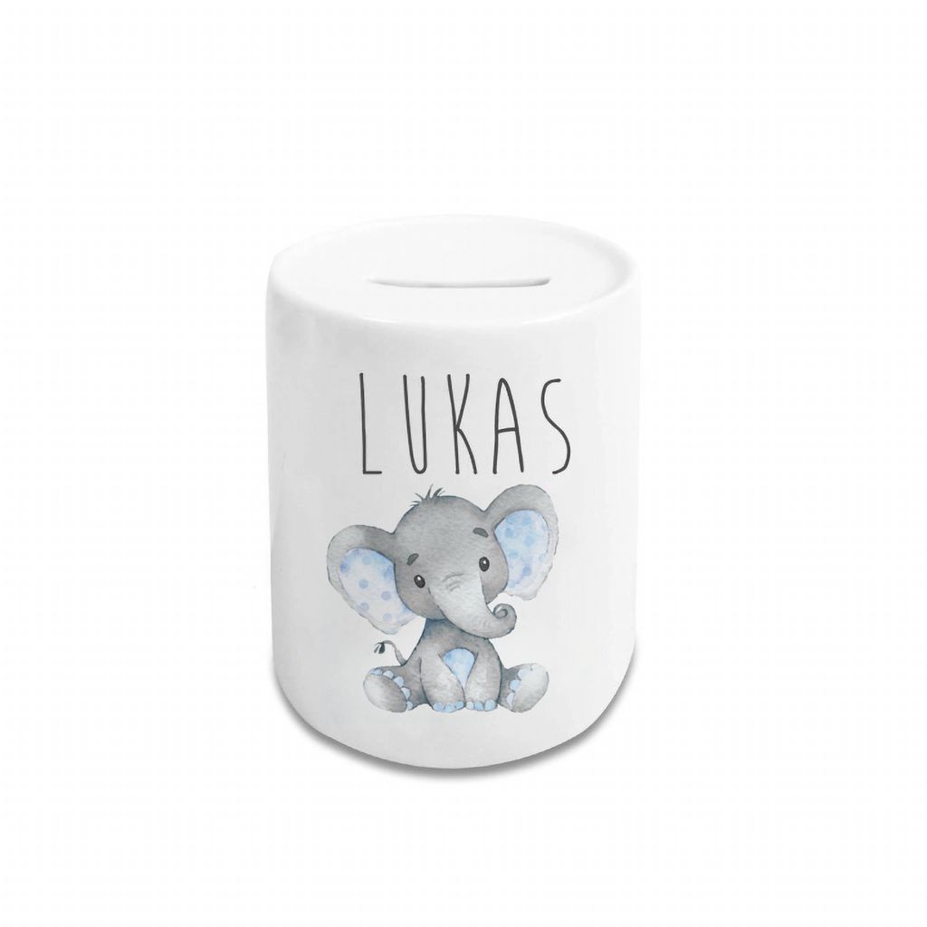 Personalized Cartoon Money Box II20 - Elephant