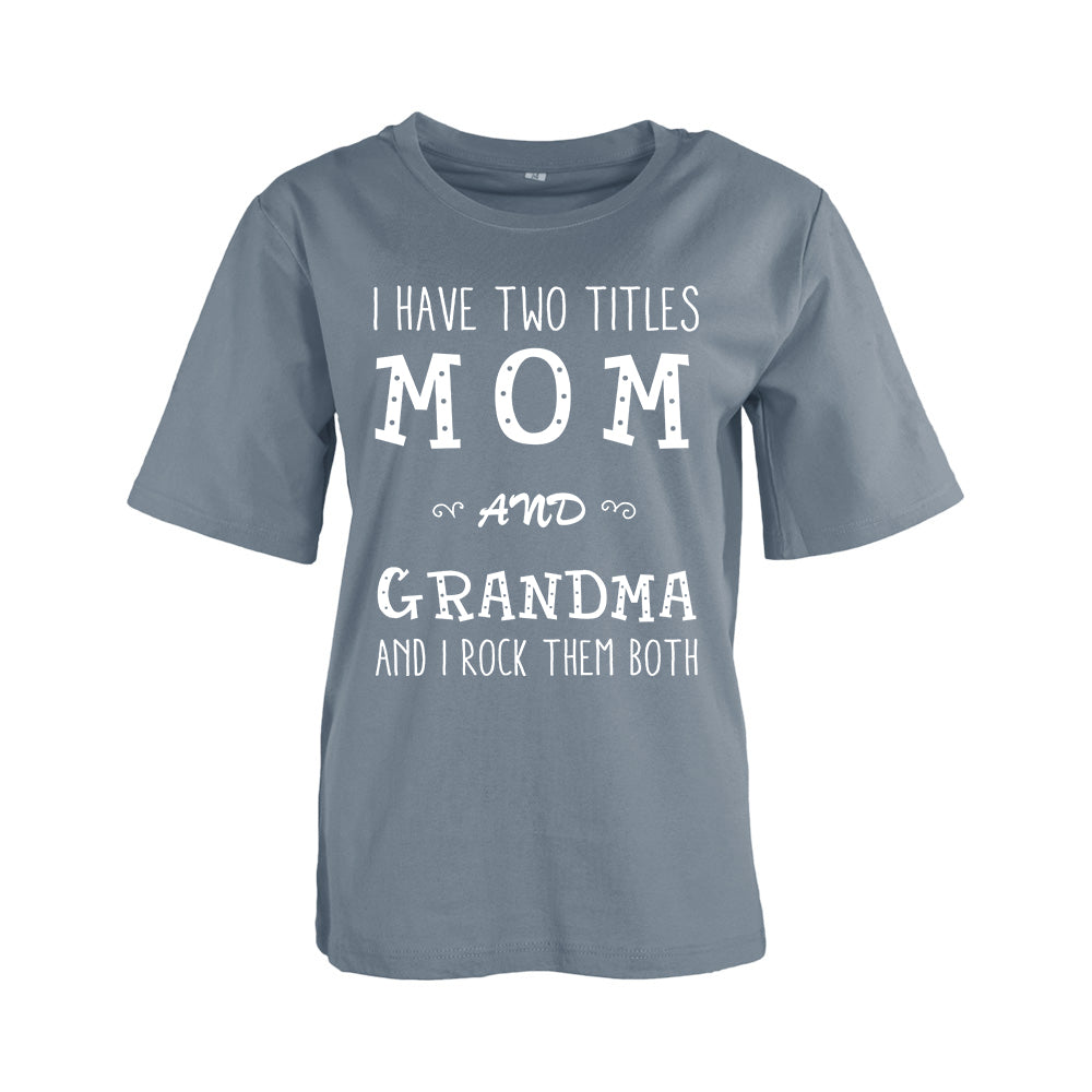 I Have Two Titles — Oversize Boyfriend Tee