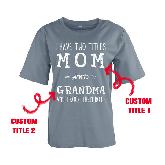 I Have Two Titles — Oversize Boyfriend Tee