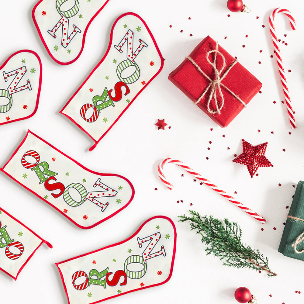 New Custom Christmas Name Stocking