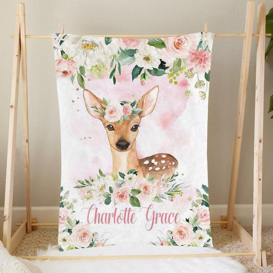Custom Baby Name Blanket