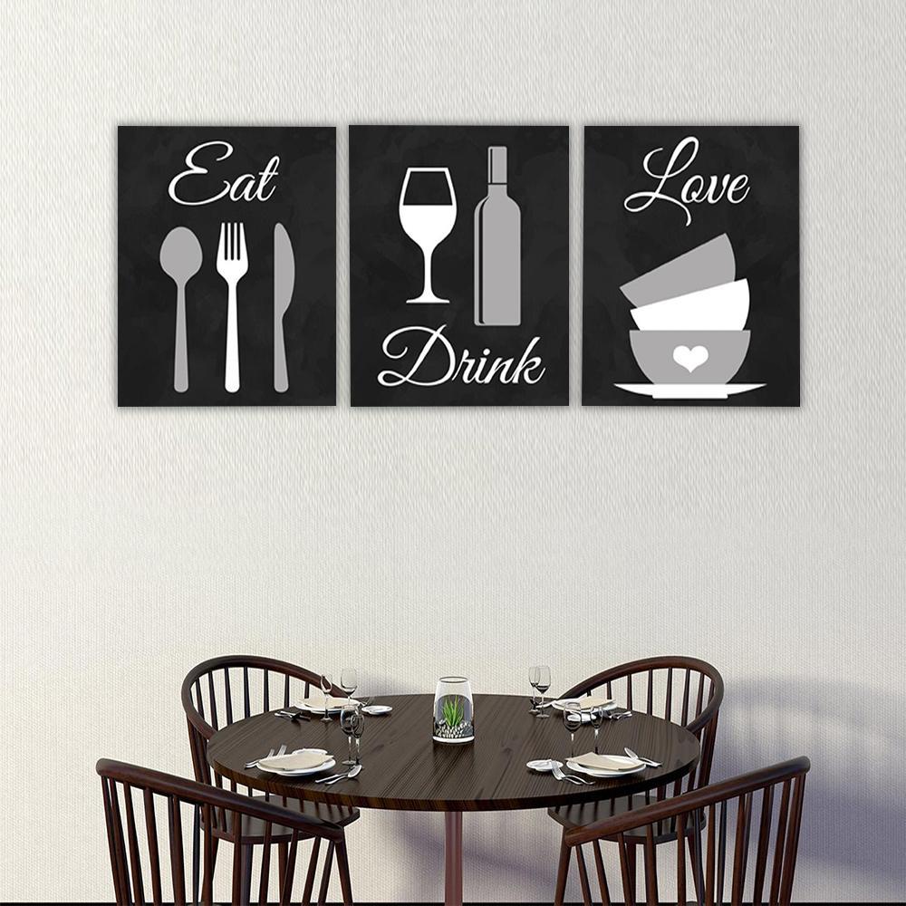 KITCHEN Canvas Art Set II