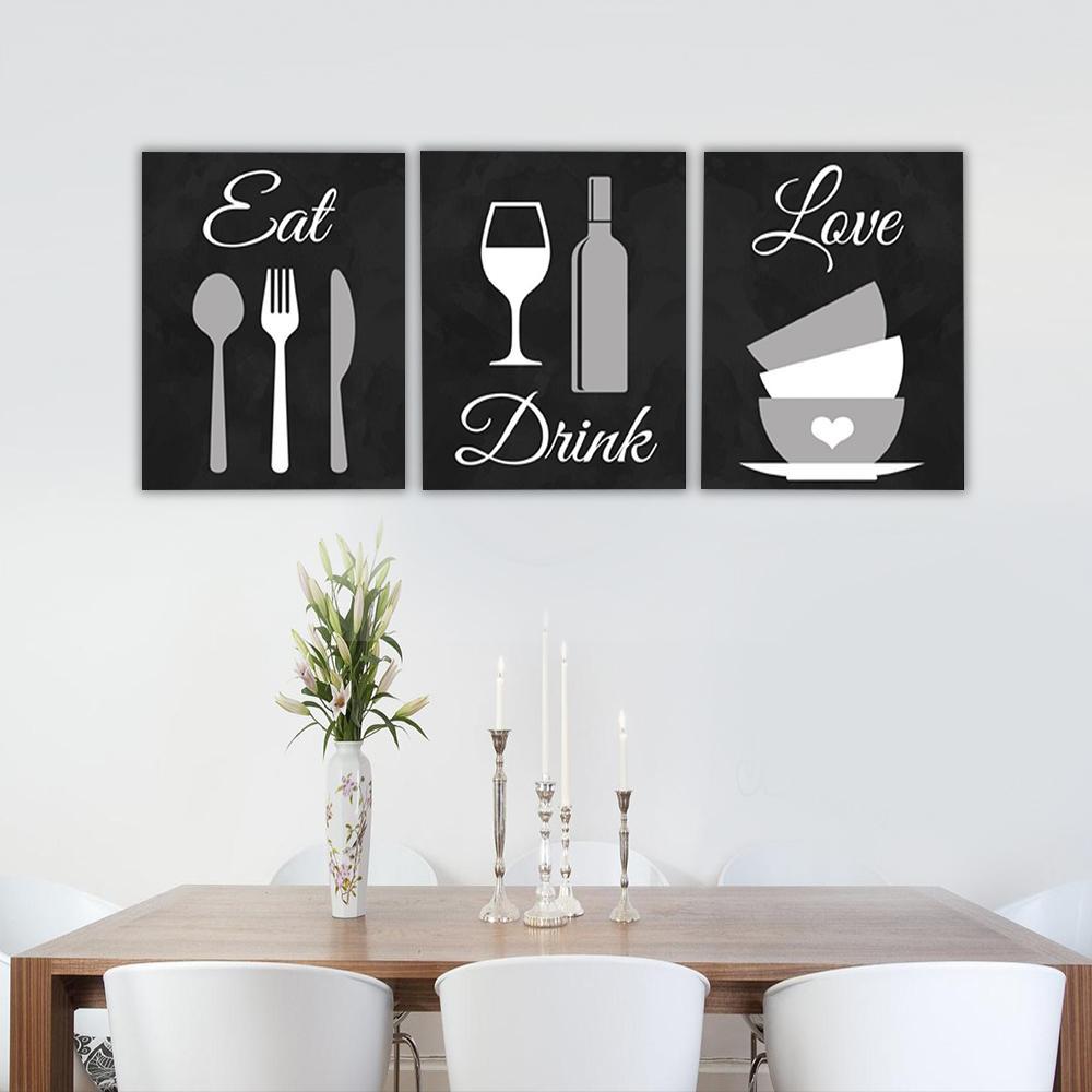 KITCHEN Canvas Art Set II