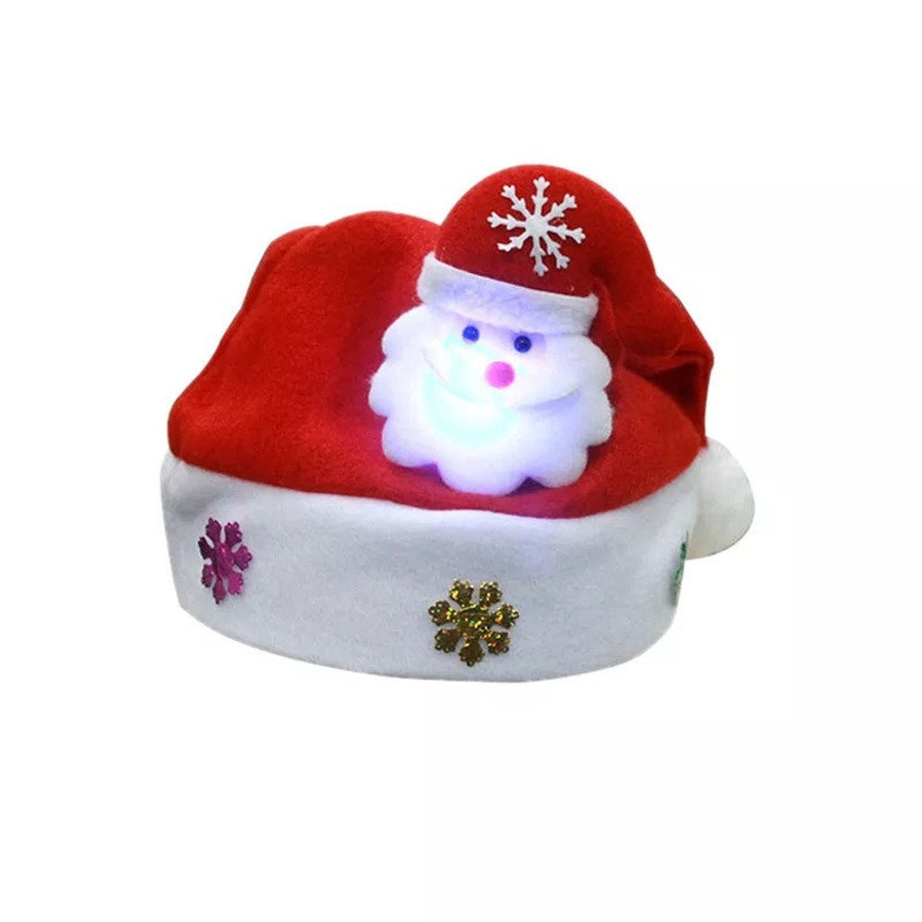 New Christmas Santa Hat with Light
