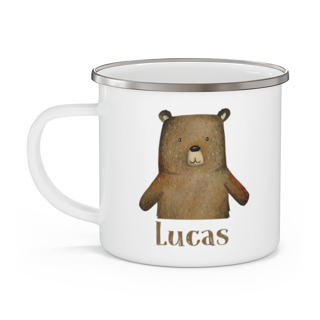 Custom Name Woodland Enamel Campfire MugⅡ