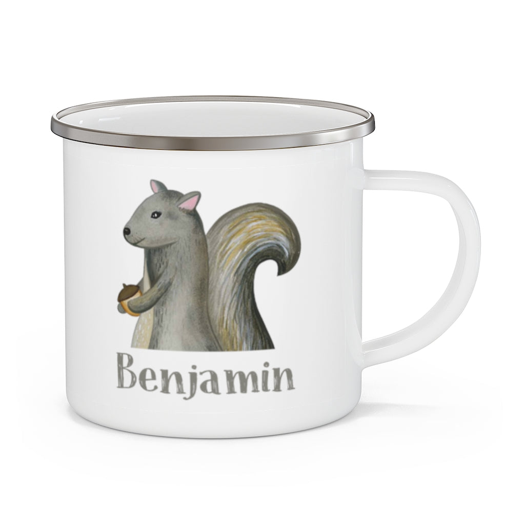 Custom Name Woodland Enamel Campfire MugⅢ