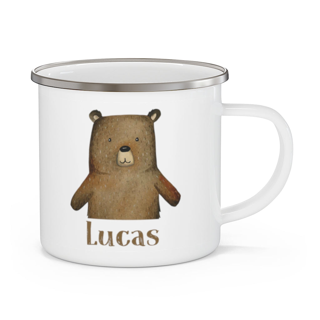 Custom Name Woodland Enamel Campfire MugⅡ