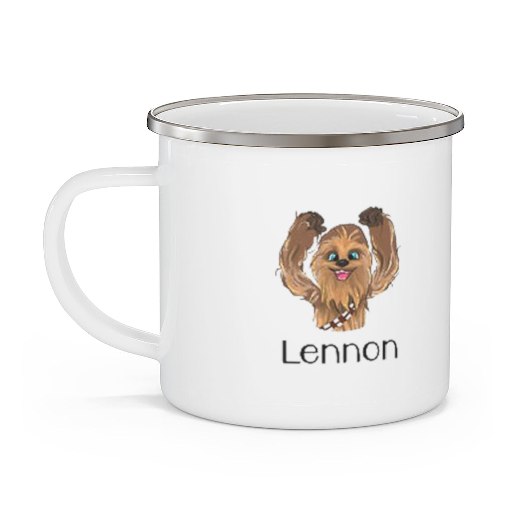 Personalized Name  Kid's Enamel Campfire Mug -Made in USA