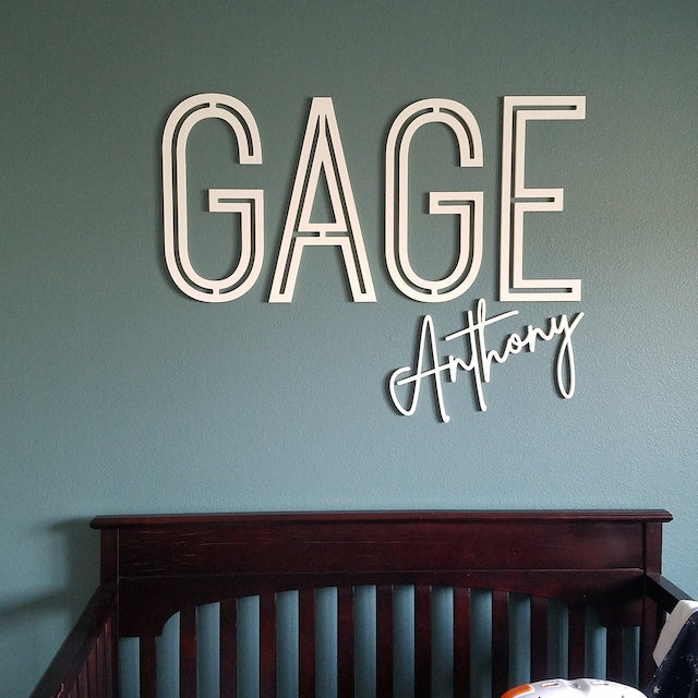 Custom Name Sign I01-For Middle Name - 15"