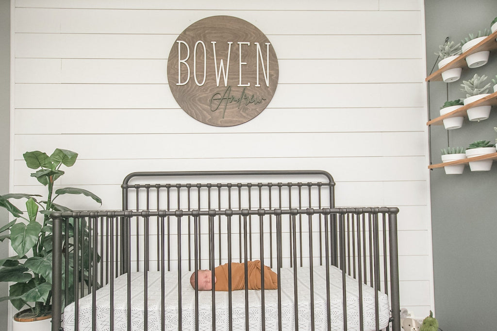 Custom Name Round Sign - 12inches