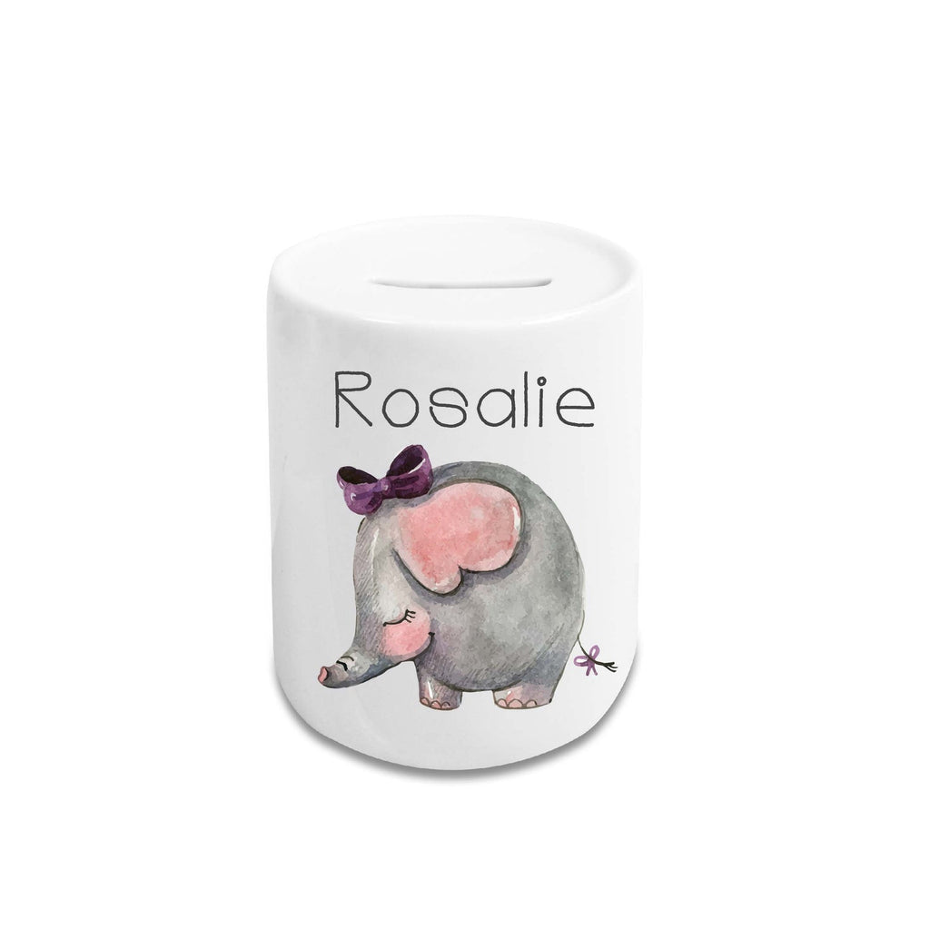 Personalized Elephant Money Box I12
