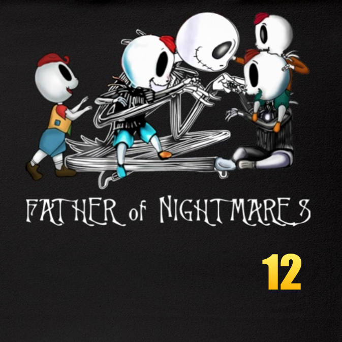 Father of Nightmares Custom Fleece Blankets  - Perfect Birthday Holiday Gifts for Dad Uncle & Grandpa