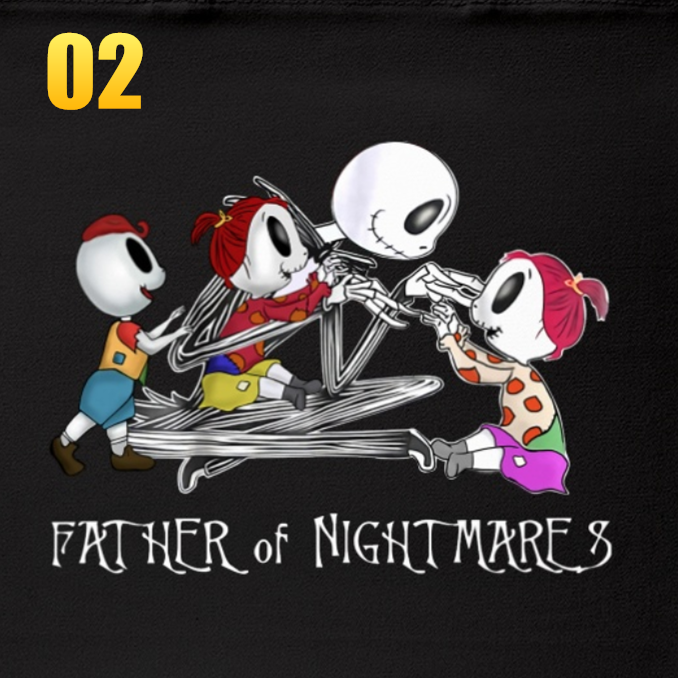 Father of Nightmares Custom Fleece Blankets  - Perfect Birthday Holiday Gifts for Dad Uncle & Grandpa